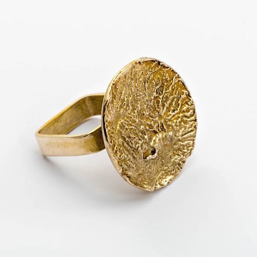 Gold Moonscape Ring