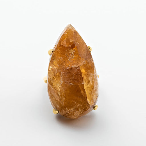 Rough Topaz Ring