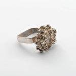 Sterling Silver Anemone Ring