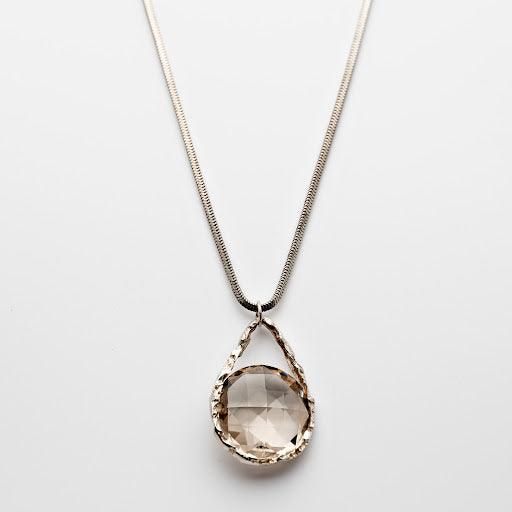 Giant Smoky Quartz Dewdrop Pendant
