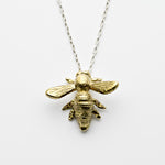 Queen Bee Pendant in 14k Yellow Gold