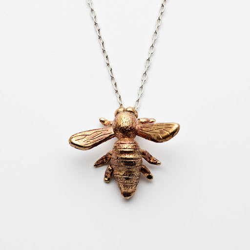 Rose Gold Queen Bee Pendant