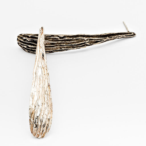Sterling Silver Pod Earrings